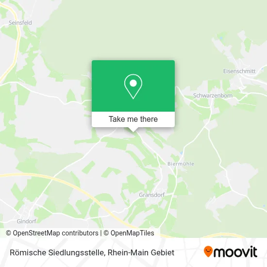 Römische Siedlungsstelle map