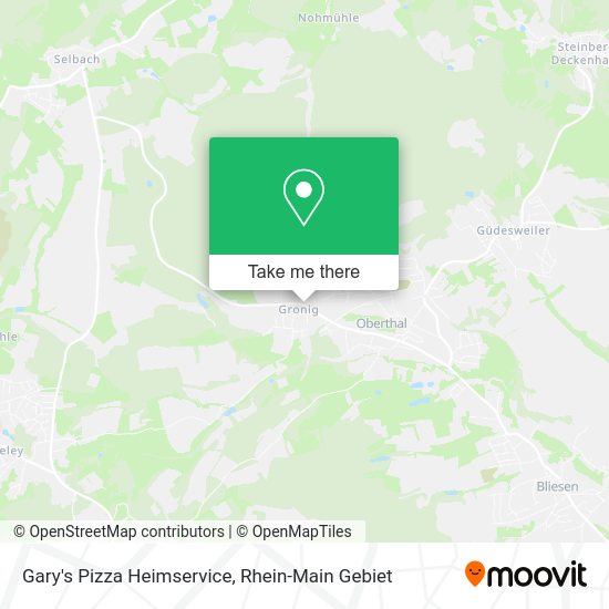 Карта Gary's Pizza Heimservice