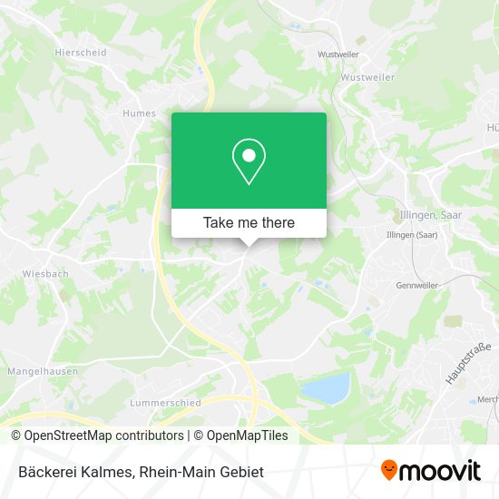 Карта Bäckerei Kalmes