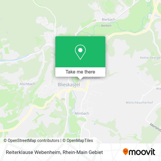 Карта Reiterklause Webenheim