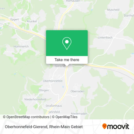 Карта Oberhonnefeld-Gierend