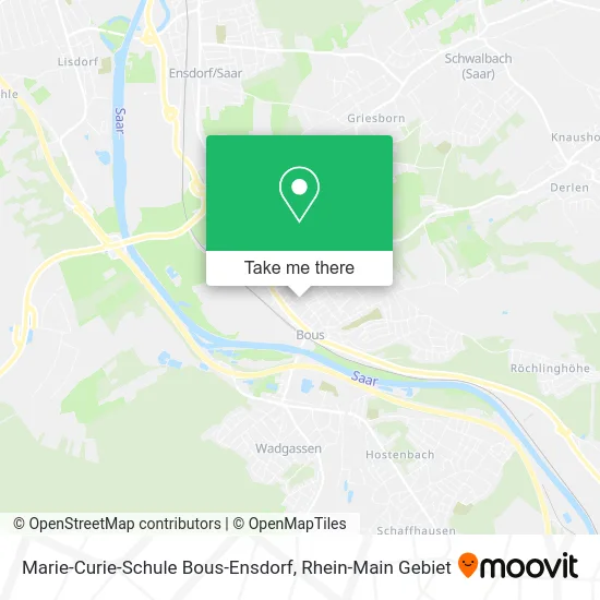 Карта Marie-Curie-Schule Bous-Ensdorf