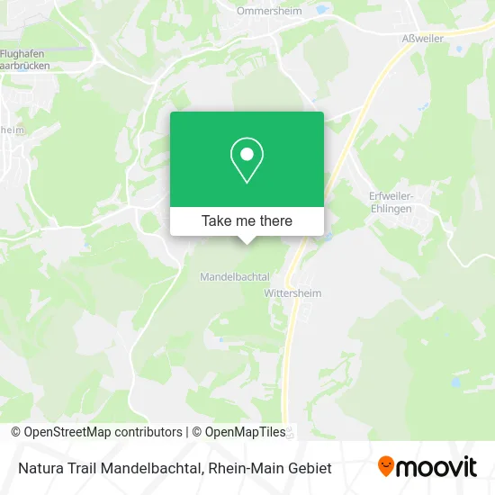 Карта Natura Trail Mandelbachtal