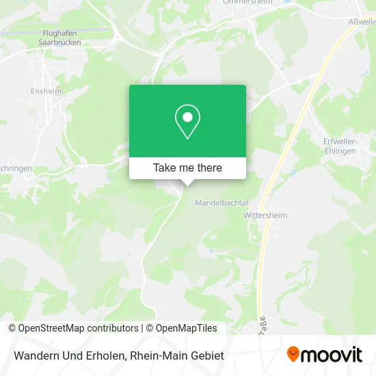 Карта Wandern Und Erholen