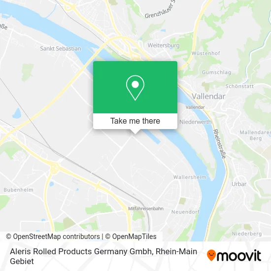 Карта Aleris Rolled Products Germany Gmbh