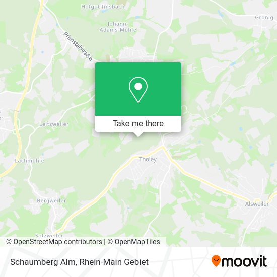Карта Schaumberg Alm