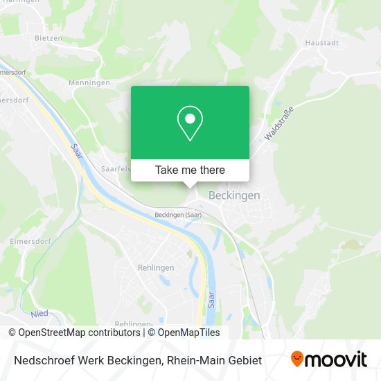 Карта Nedschroef Werk Beckingen