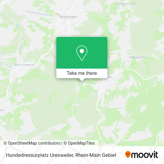 Карта Hundedressurplatz Urexweiler