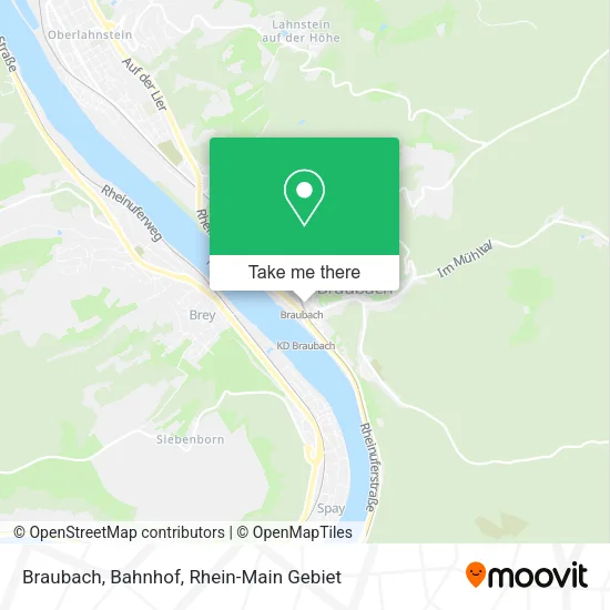 Карта Braubach, Bahnhof