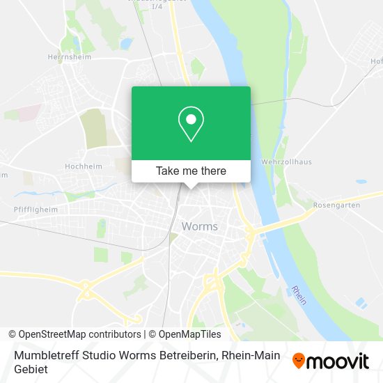 Карта Mumbletreff Studio Worms Betreiberin