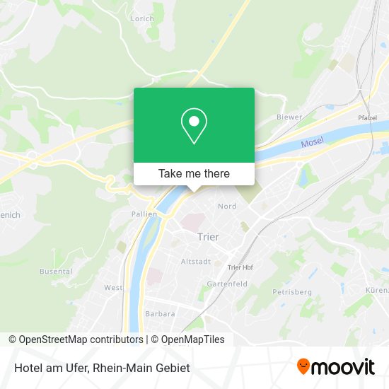 Карта Hotel am Ufer