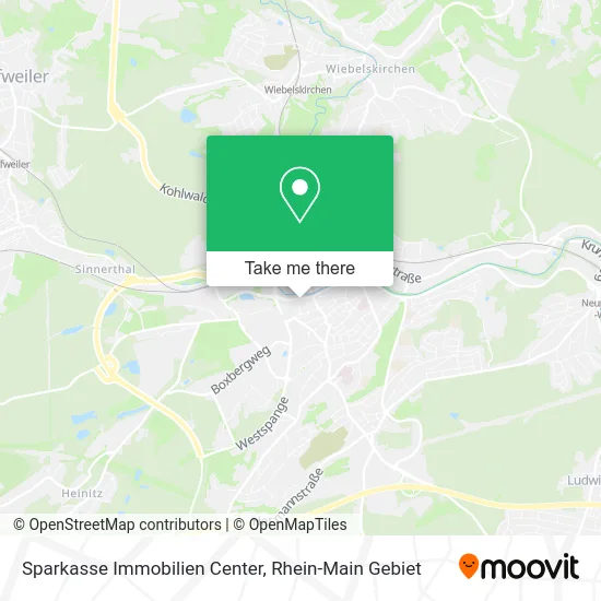 Sparkasse Immobilien Center map