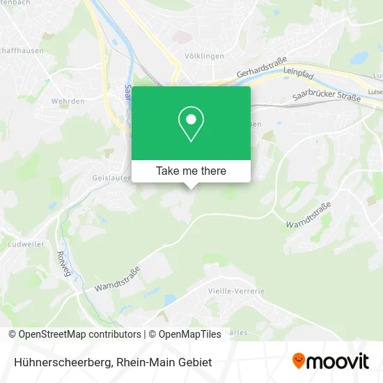 Карта Hühnerscheerberg