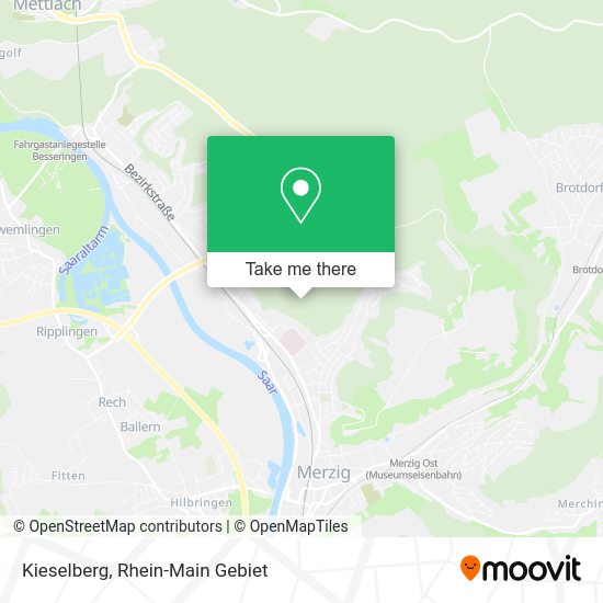 Карта Kieselberg