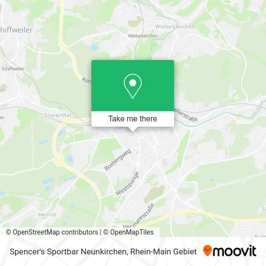 Карта Spencer's Sportbar Neunkirchen