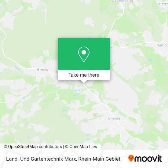 Карта Land- Und Gartentechnik Marx