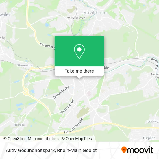 Карта Aktiv Gesundheitspark