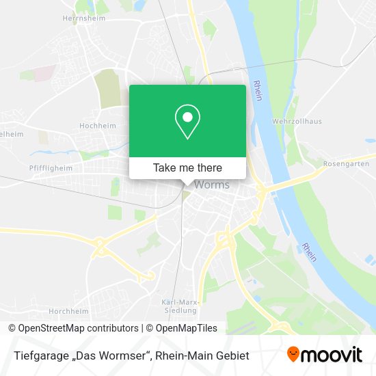 Карта Tiefgarage „Das Wormser“