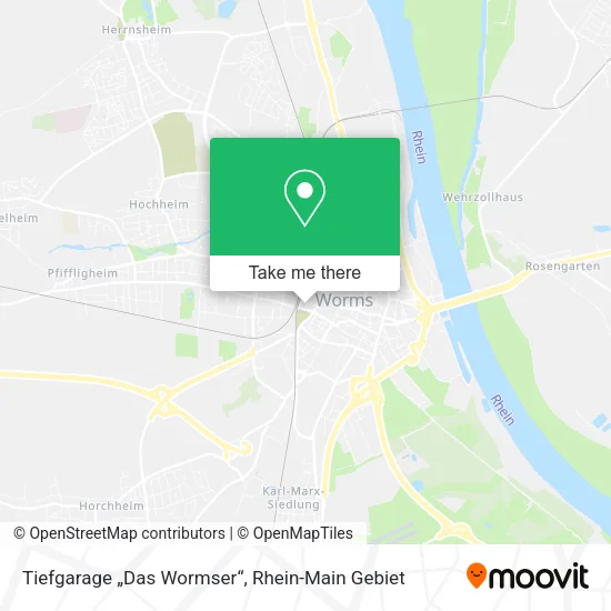 Карта Tiefgarage „Das Wormser“