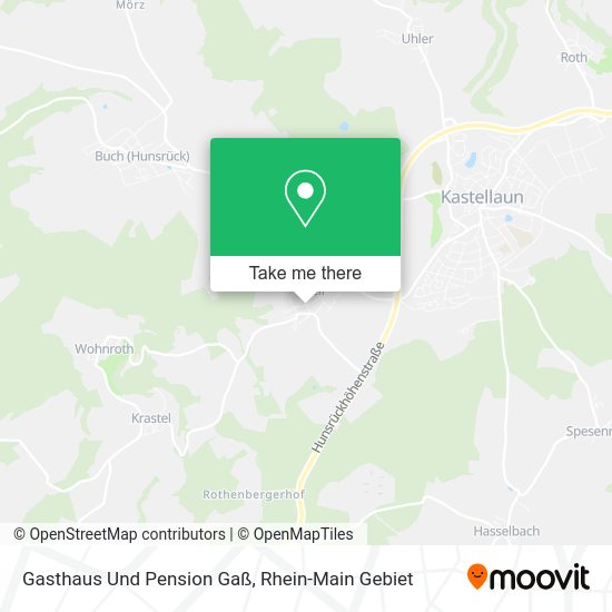 Карта Gasthaus Und Pension Gaß