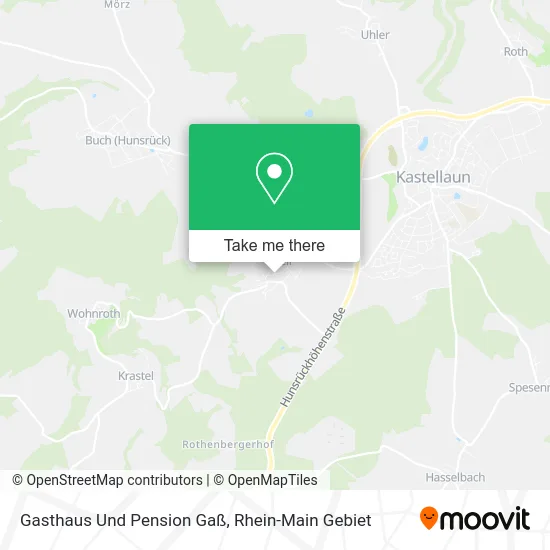Карта Gasthaus Und Pension Gaß
