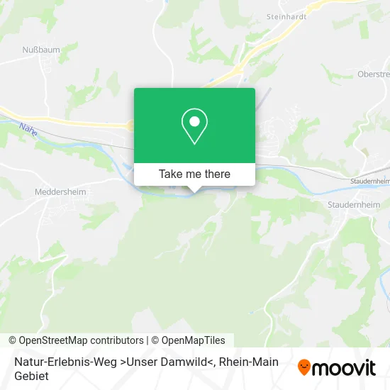 Карта Natur-Erlebnis-Weg >Unser Damwild<
