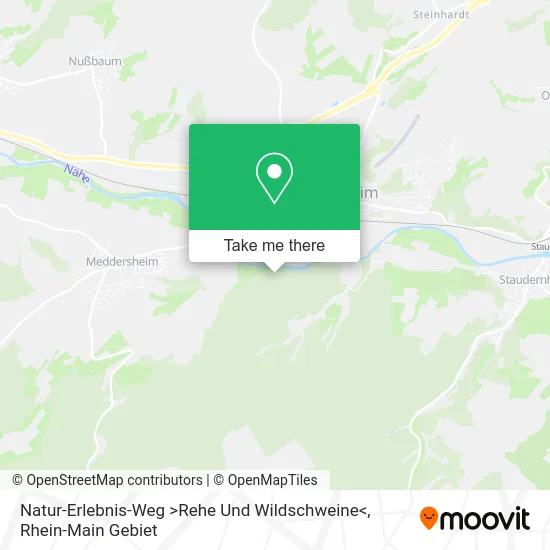 Карта Natur-Erlebnis-Weg >Rehe Und Wildschweine<