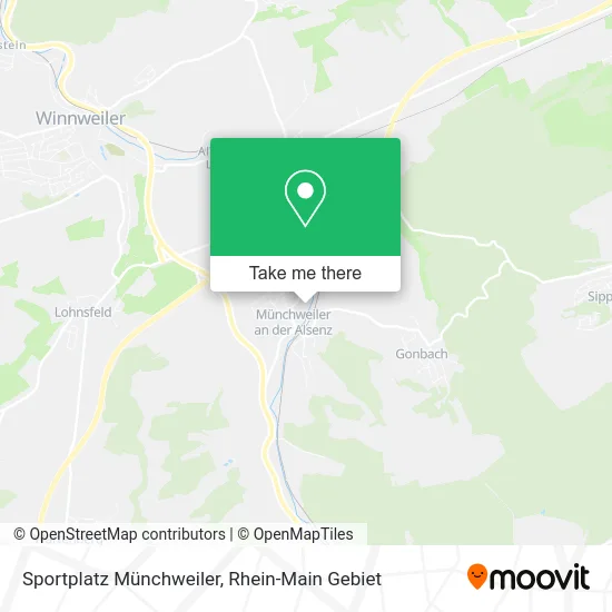 Карта Sportplatz Münchweiler