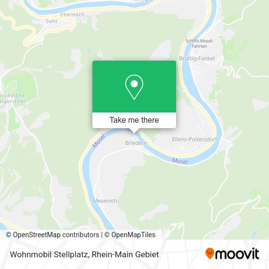 Карта Wohnmobil Stellplatz