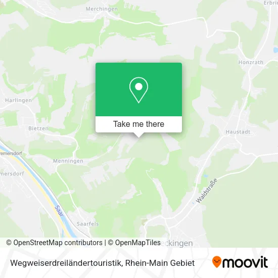 Карта Wegweiserdreiländertouristik