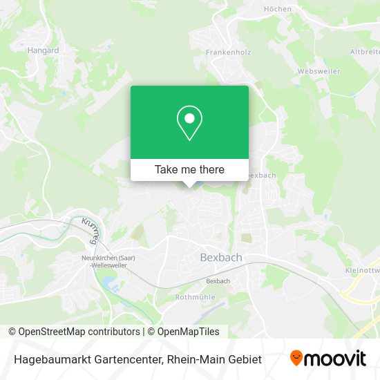 Карта Hagebaumarkt Gartencenter