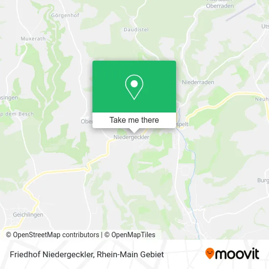 Карта Friedhof Niedergeckler