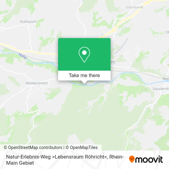 Карта Natur-Erlebnis-Weg >Lebensraum Röhricht<