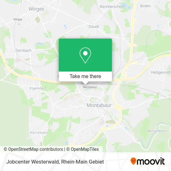 Карта Jobcenter Westerwald