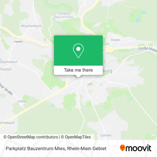 Карта Parkplatz Bauzentrum Mies
