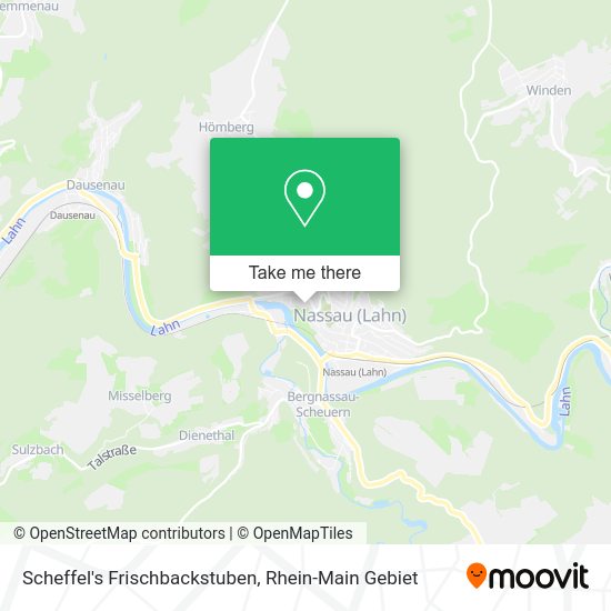 Карта Scheffel's Frischbackstuben