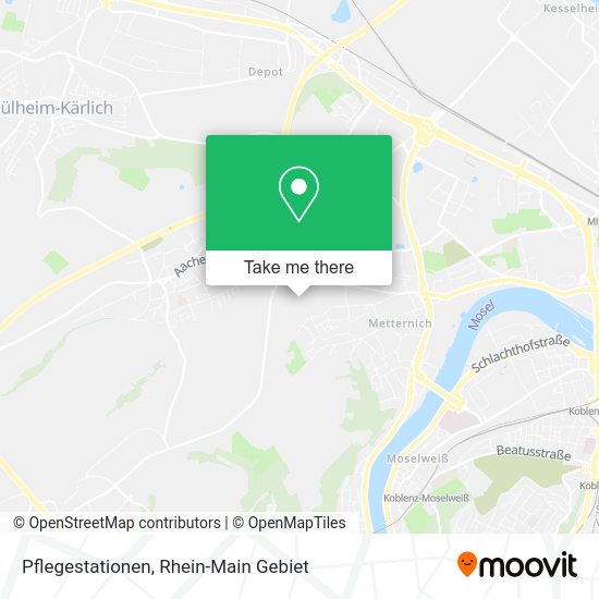 Карта Pflegestationen
