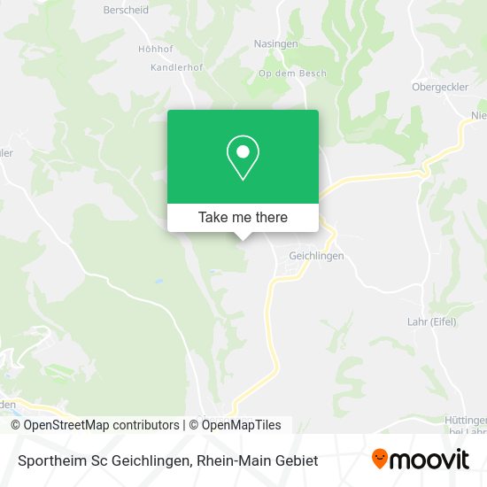 Карта Sportheim Sc Geichlingen