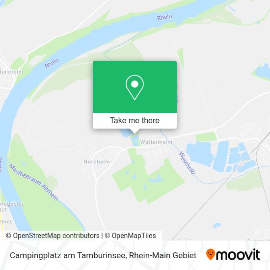 Карта Campingplatz am Tamburinsee