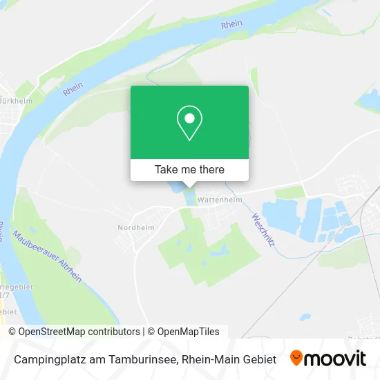 Карта Campingplatz am Tamburinsee