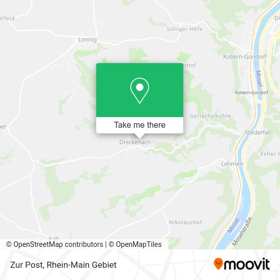 Карта Zur Post