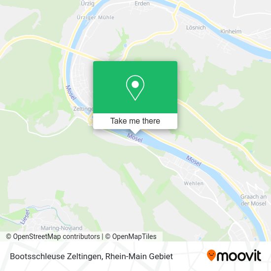 Карта Bootsschleuse Zeltingen