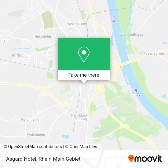 Карта Asgard Hotel