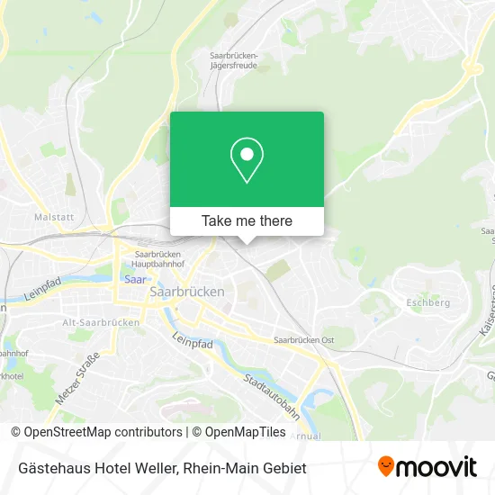 Карта Gästehaus Hotel Weller