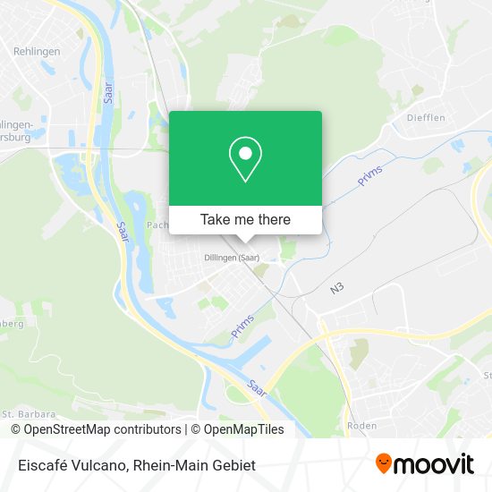 Карта Eiscafé Vulcano