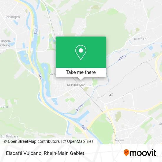 Карта Eiscafé Vulcano