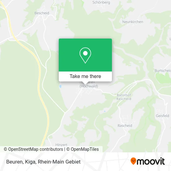 Карта Beuren, Kiga