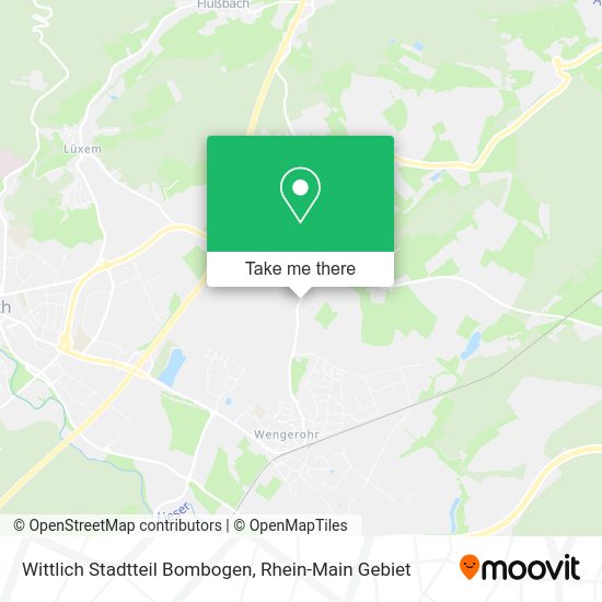 Карта Wittlich Stadtteil Bombogen