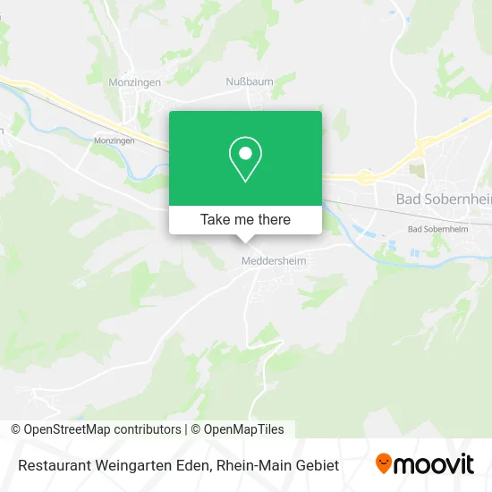 Карта Restaurant Weingarten Eden