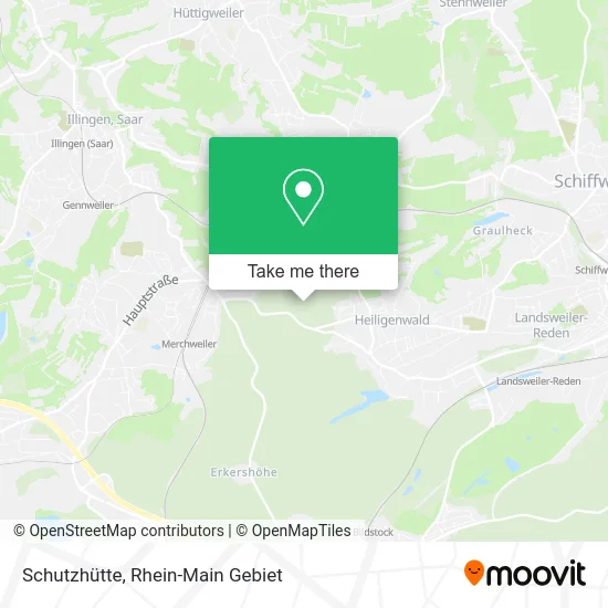 Карта Schutzhütte